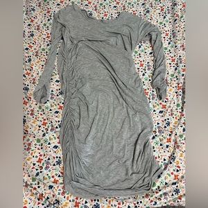 Pinkblush fitted gray dress